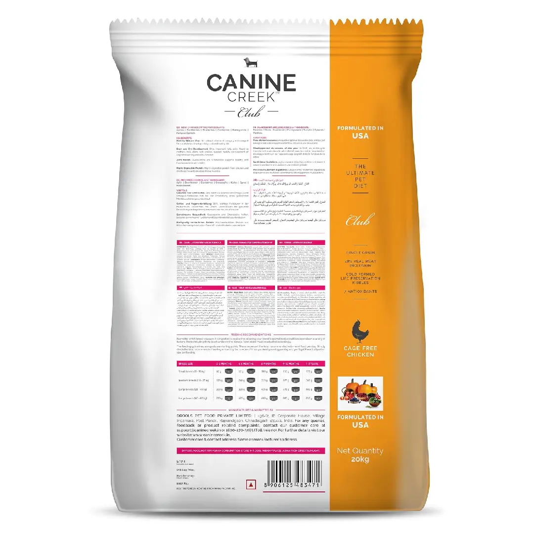 Canine Creek Club Dry Dog Food 1
