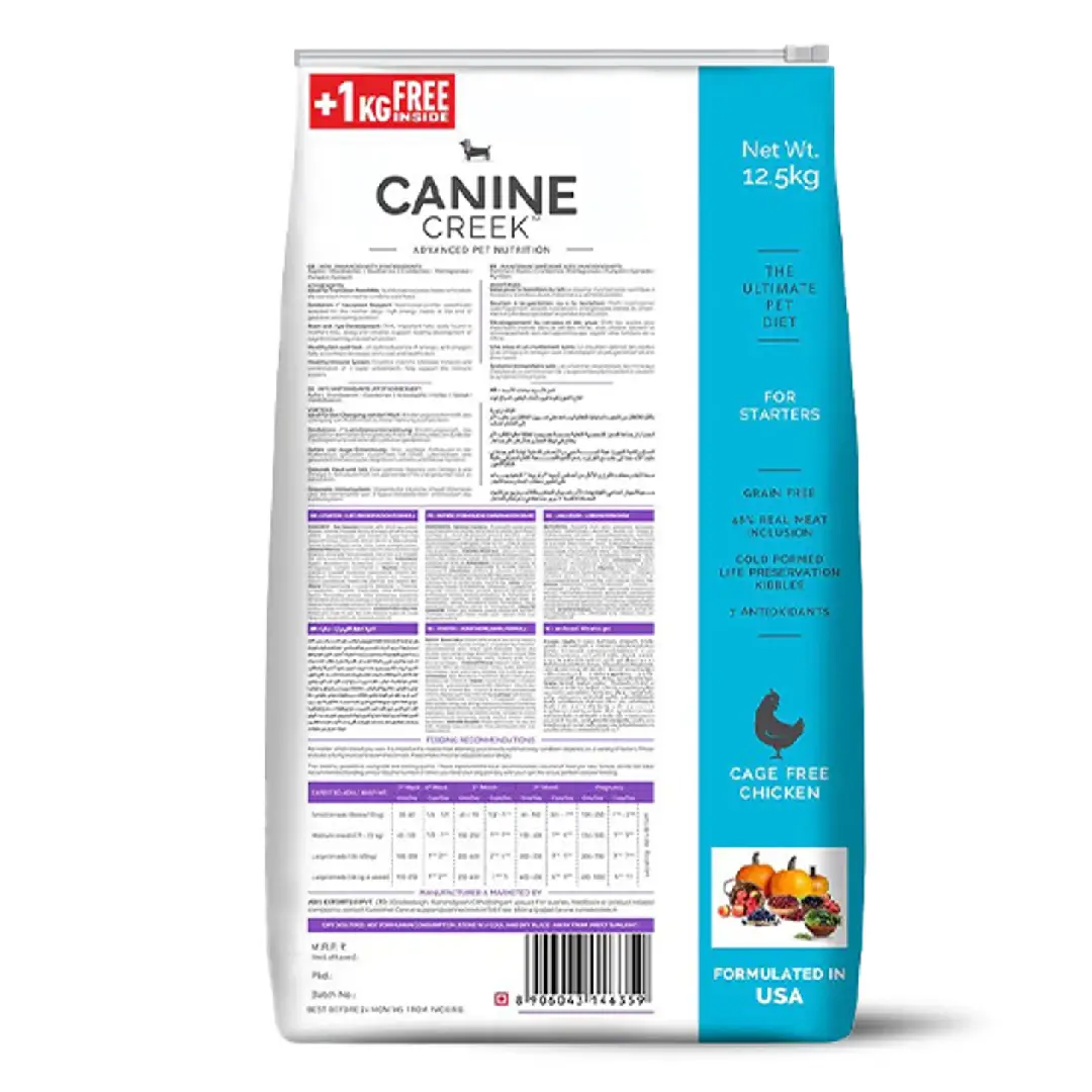 Canine Creek Starter Dry Dog Food 1 Canine Creek Starter Dry Dog Food 1