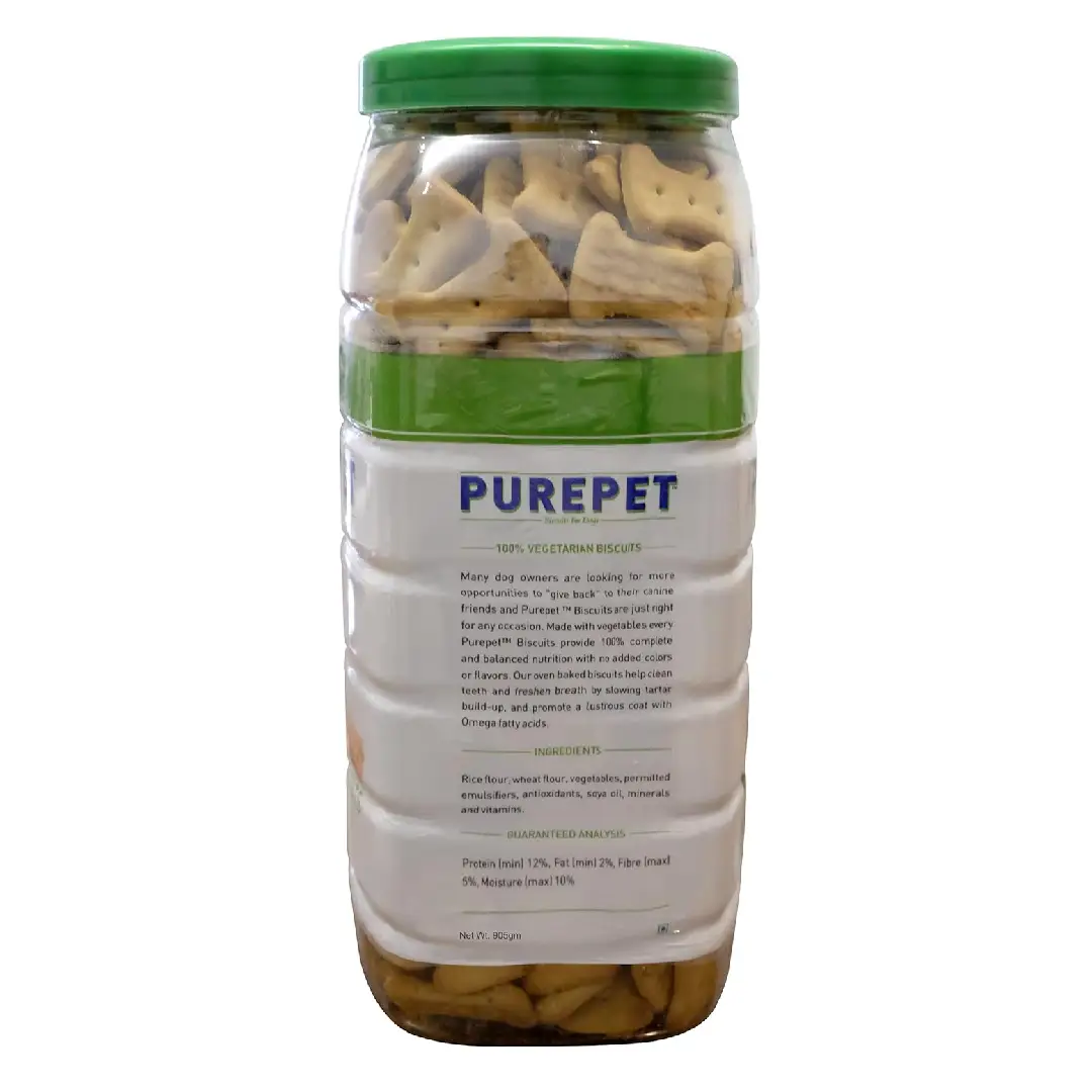 Purepet 100% Vegeterian Flavor Biscuit For Dog 1